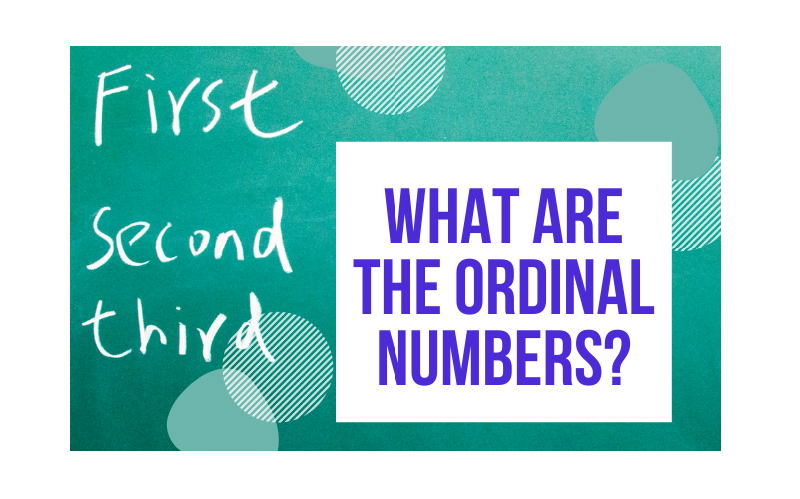 What are the ordinal numbers? - Easy Español