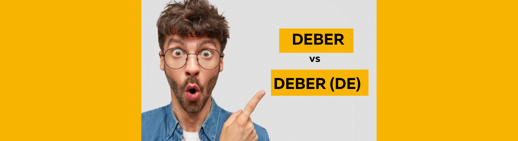 Differences between Deber vs Deber de - Easy Español