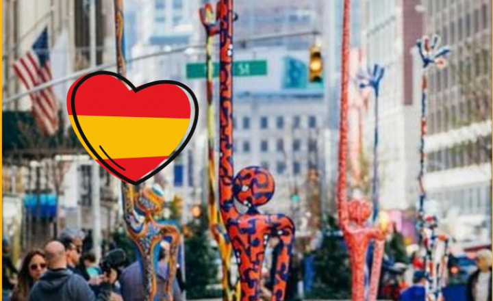 ¿Sabías que los 14 coloridos gigantes en exhibición en Broadway son españoles? - Easy Español
