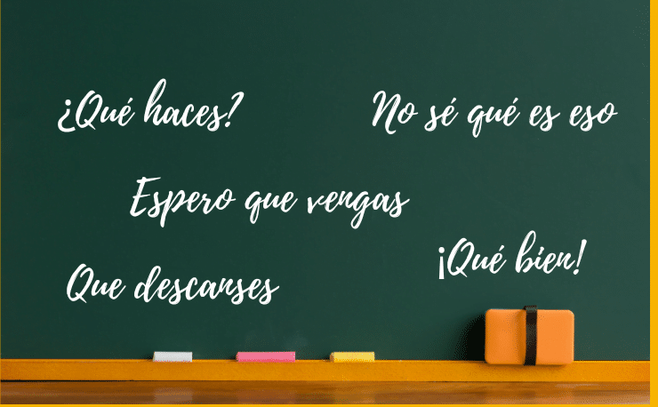Some uses of the word 'que' - Easy Español